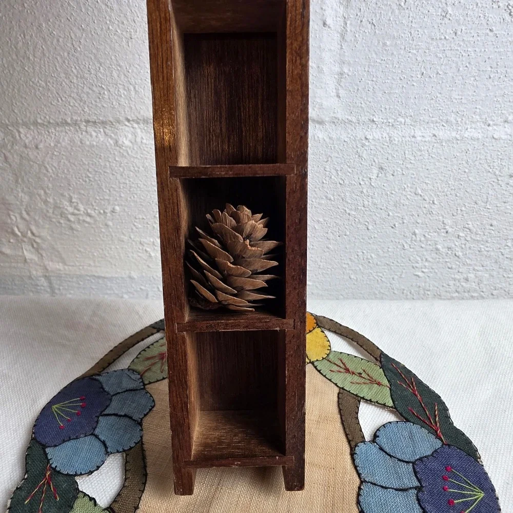 Handmade vintage wooden